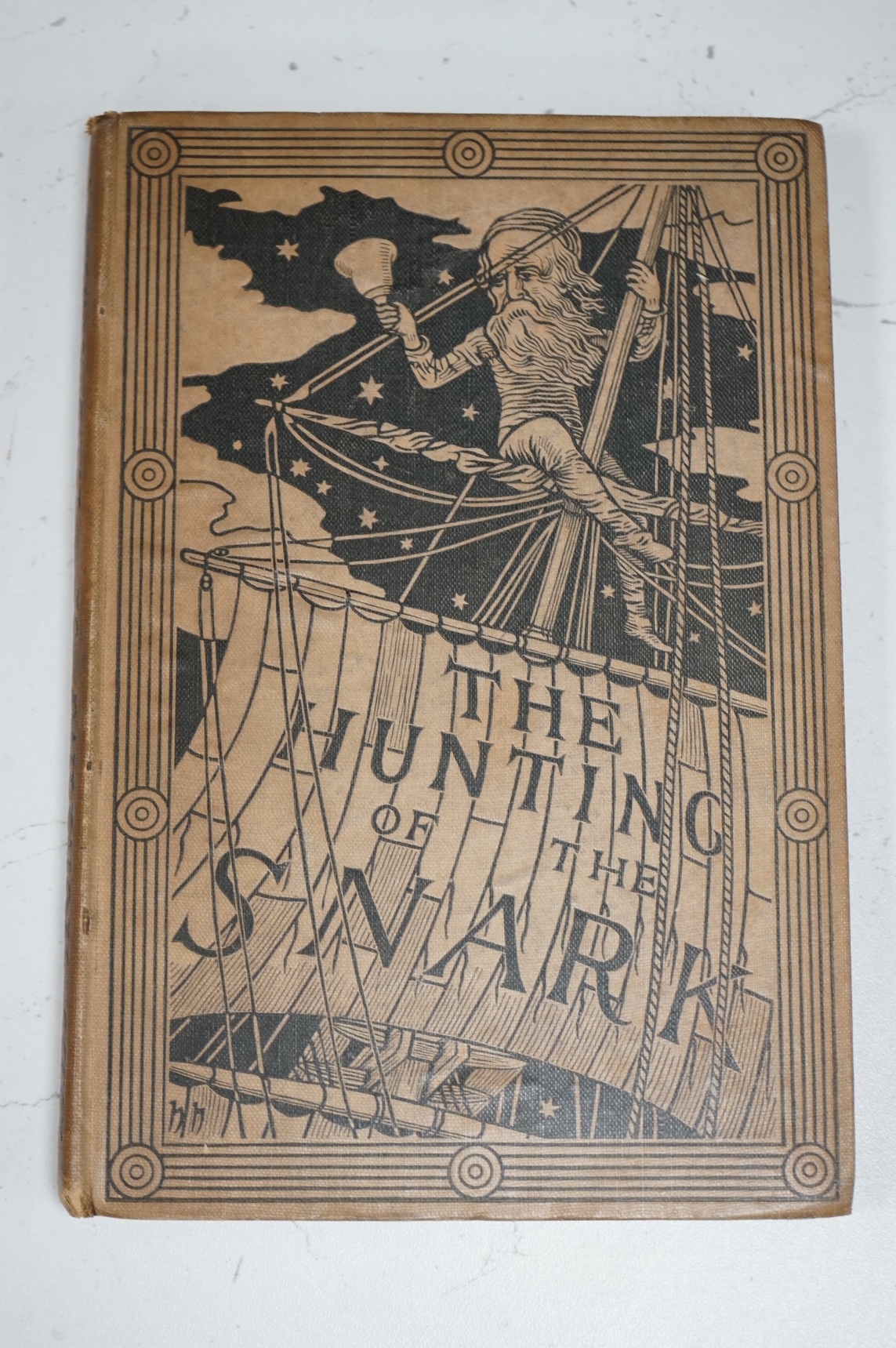 [Dodgson, Charles Lutwidge] - The Hunting of the Snark: an agony, in eight fits. By Lewis Carroll. first edition. frontis., 8 full page engraved illus. (by Henry Holiday) and ocean-chart, half title, advert leaf; origina